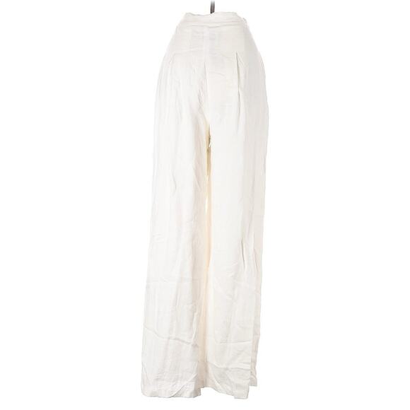 NWT second Summer SANTAMARIA' WIDE LEG TROUSERS - WHITE M - Picture 2 of 5